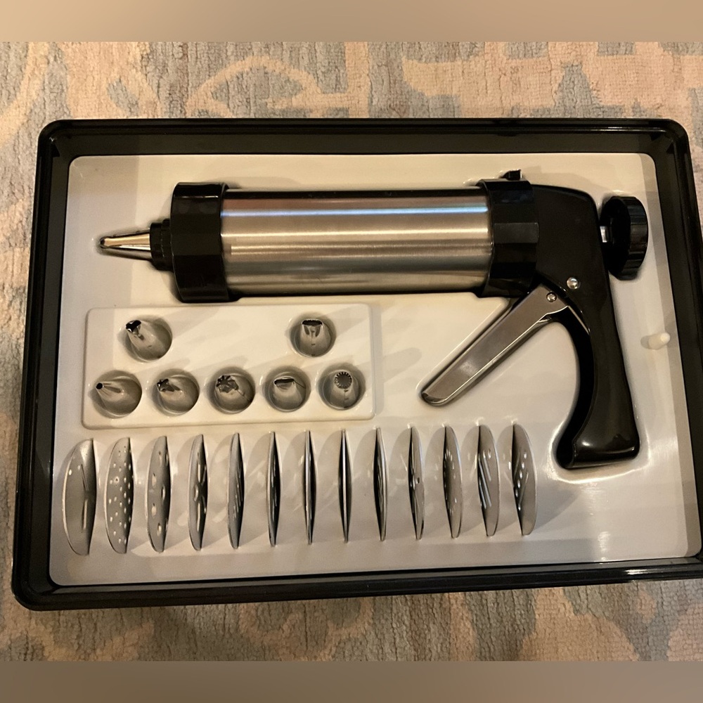 Commercial stainless steel cookie Press & Icing set
